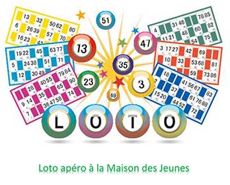 Affiche du loto intergénérationnel de la Mission Ados